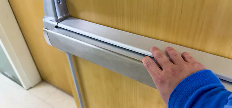 Installing a Push Bar on a Door Dale City